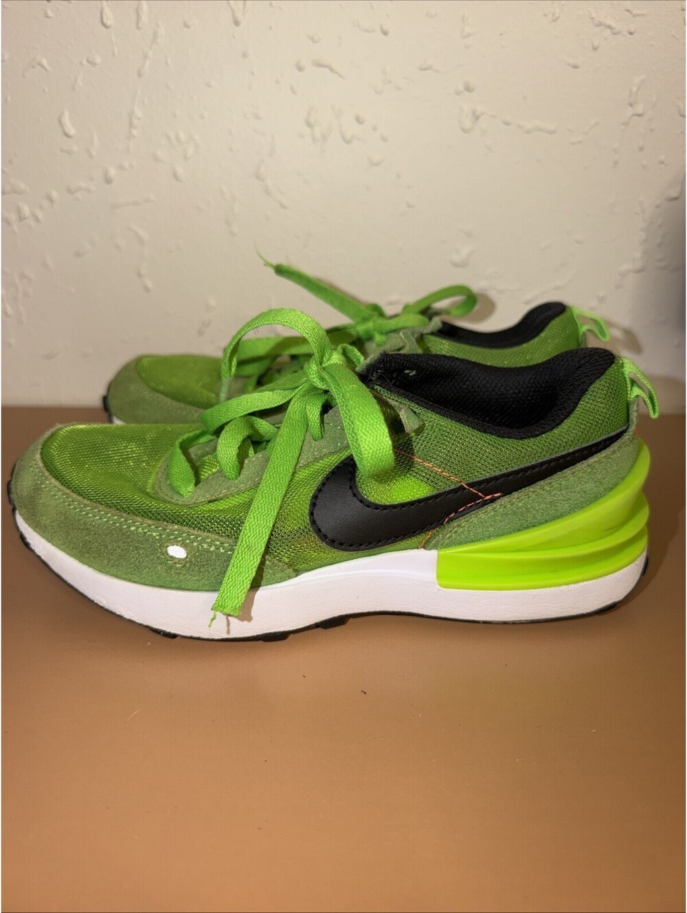 Nike Waffle One Size 13C - Electric Green/ Black - DC0480-300 (M1)